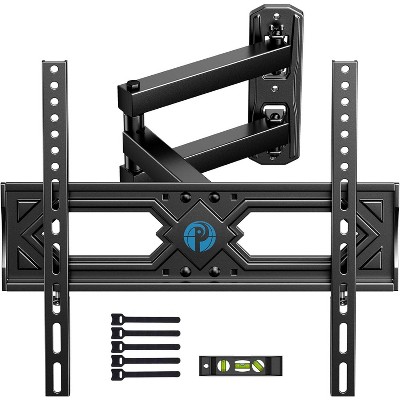 Full Motion TV Wall Mount for 26-60" Flat/Curved TVs, Heavy Duty Single Articulating Arm, Supports Up to 77 lbs, Max VESA 400x400mm, Swivel & Tilt