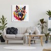 Stupell Industries German Shepherd Paint Splash Canvas Wall Art - 2 of 4