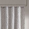 PAGED Luxury Jacquard Shower Curtain, 72x72" Damask Medallion Design Shower Curtain for Bathroom, Silver Curtain -Bathroom Decor - 4 of 4