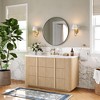 Matte Round Rectangle Bathroom Vanity Mirror, Over-Sink Wall Mirror with HD Tempered Glass and Rust-Resistant Aluminum Frame - 4 of 4