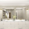 Apmir Rectangular Aluminum Alloy Framed and Tempered Glass Wall Bathroom Vanity Mirror in Matte Black/ Gold/ Silver/ Brown - 4 of 4