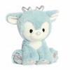 Aurora Small Dashing Reindeer Holiday Festive Stuffed Animal Winter Blue 6" - 2 of 4