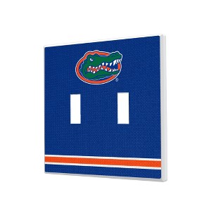 NCAA SEC Universities Stripe Hidden-Screw Light Switch Plate for Double Toggle - 1 of 4