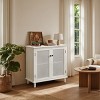 Art Leon Cane Wicker Cabinet Sideboard - 3 of 3