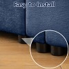 Modern Modular Sectional Sofa with  Storage 4 Seater Chenille Sofa Couch with Contemporary Cylindrica Arm for Living Room-Tanpinhause - 4 of 4