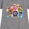 - Paw Patrol - Mighty Movie Character Group Graphic Short Sleeve Fleece Dress - 2 of 4