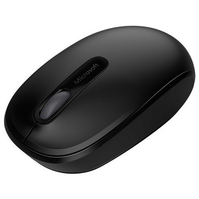Microsoft Wireless Mobile Mouse 1850 Black - Wireless - Radio Frequency - 2.40 GHz - 1000 dpi - 3 Button(s)