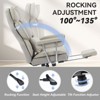 Efomao Ergonomic Desk Office Chair 400LBS, Big and Tall PU Leather Computer Chair, Executive Desk Chair with Footrest and Lumbar Support - 2 of 4