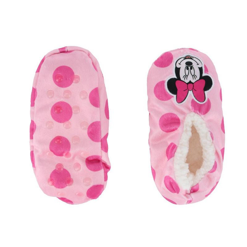 Textiel Trade Girl's Disney Minnie Mouse & Polka Dots Anti-Slip Slippers, 3 of 4