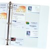 C-Line® Business Card Holder, Poly without Tabs, Holds 20 Cards/Page, 11-1/4" x 8-1/8", 10 Per Pack, 10 Packs - 3 of 4