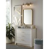 Progress Lighting Aiken 3-Light Vintage Brass Farmhouse Bath Vanity Light with Clear Glass Shades - 3 of 4