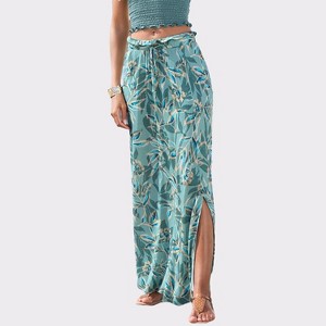 Women's Paperbag Maxi Skirt - LASCANA - 1 of 4
