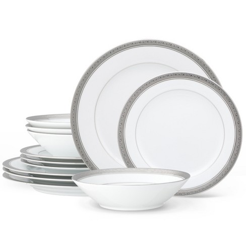 Noritake crestwood platinum sale