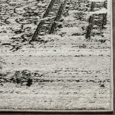 Chic Adirondack 9' x 12' Rectangular Synthetic Black Area Rug