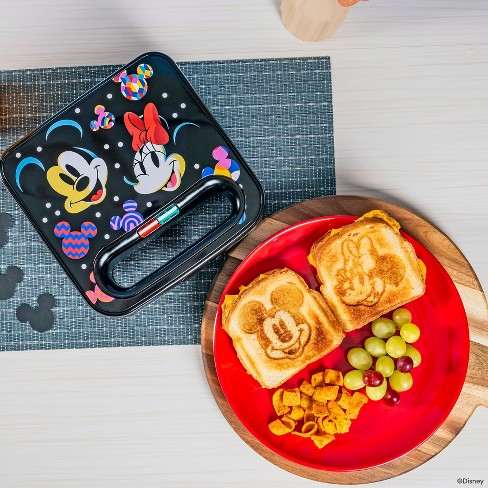 Uncanny Brands Disney Mickey Mouse and Minnie Mouse Sandwich Maker - image 1 of 4