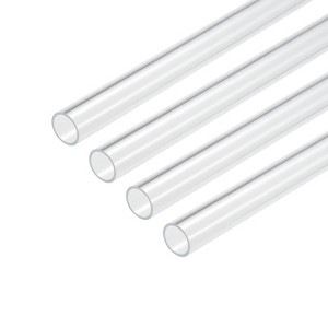 Unique Bargains Lamp Lantern Water Cooling System Acrylic Round Tubes 4 Pcs 10" - 1 of 4