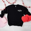 Simply Sage Market Women's Graphic Sweatshirt Embroidered Babe Heart Mini - 2 of 4