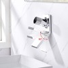 Sumerain Wall Mount Bathroom Sink Faucet with Swiveling Waterfall Brass Spout, Chrome - 4 of 4