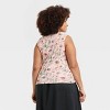 Women's Mesh Ruched Tank Top - A New Day™ - 2 of 3