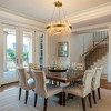 CityFurn 23.6"/31" Modern LED Alabaster Round Chandelier for Dining Room - 2 of 4