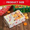 Joyfy 24 Pcs Christmas Foil Treats Cookie Gift Boxes, Multicolored Bakery Box with Window, Christmas Decoraion Gift-Giving (8.75" x 5.75" x 2.75") - 4 of 4