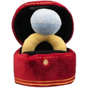 HomeSoGood Squeak Plush Toy, Interested Diamond Ring Case, Stuffed Pet Chew Soft Pet Supplies Dog Toy for Dog Wedding - 1 of 1