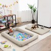 Safstar Inflatable Toddler Travel Bed, Kids Air Mattress Set w/Electric Pump, 4 Sides Safety Bumper & 2-in-1 Multifunctional Design - 2 of 4