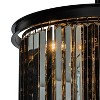 ALOADECOR 6-Lights Modern 3-Tier Round Crystal Fringe Chandelier - 4 of 4