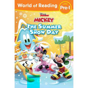 World of Reading: Mickey Mouse Funhouse: The Summer Snow Day - by  Disney Books (Paperback)