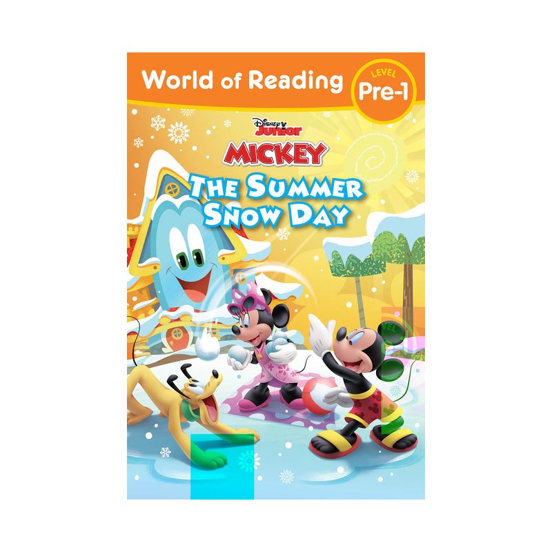 World of Reading: Mickey Mouse Funhouse: The Summer Snow Day - by  Disney Books (Paperback), 1 of 2