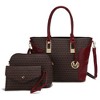 MKF Collection Shonda 3PC Tote with Cosmetic Pouch & Wristlet by Mia K - 2 of 4