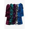 Woman Within Plus Size Tie-Dye Smocked Square-Neck Tunic - 4 of 4