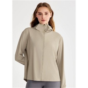 Clotth Women's Outdoor Sun Protection Jacket - Relaxed Fit Cooling Breathable Hooded Sun Protection Coat, Women's Beach Jacket - 1 of 4