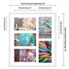 PosterPalooza | White Finish Collage Frame - White Mat, 20 Frame Sizes to Choose From, UV Acrylic - 2 of 4