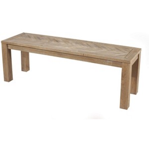 Alpine Furniture Aiden Bench, Natural - 1 of 3