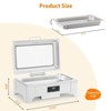 Electric Chafing Dish, 9 QT Full Size Touch Screen Chafing Dishes for Buffet Roll Top Set Food Servers and Warmer with Glass Lid for Catering, Partie - 3 of 4