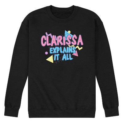 Men's - Clarissa Explains It All - Clarissa Explains It All Graphic Fleece Sweatshirt