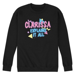 Men's - Clarissa Explains It All - Clarissa Explains It All Graphic Fleece Sweatshirt - 1 of 4