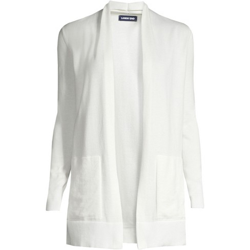 Petite shop white cardigan