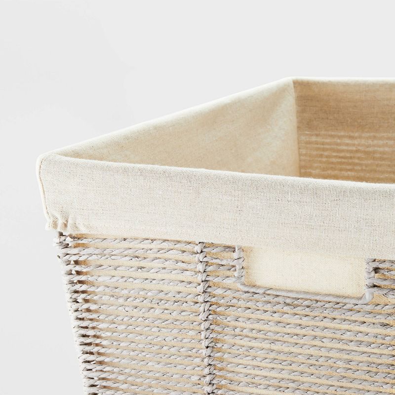 Twisted Rope Laundry Basket Gray - Brightroom&#8482;, 4 of 8