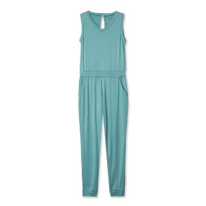 Lands' End Kids Casual Knit Jumpsuit - 1 of 3