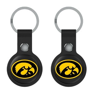 NCAA Big Ten Universities Insignia Black Airtag Holder 2-Pack - 1 of 4