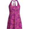 Lands' End Women's Square Neck Halter Swim Dress One Piece Swimsuit - 3 of 4