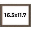 PosterPalooza | Sculpted Silver Picture Frame - UV Acrylic, Backing Board, Hanging Hardware Included - 2 of 4