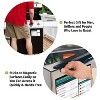 Kitchen Barbecue Meat Temperature Guide Waterproof Magnetic Sticker(48g) - 3 of 4