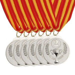 Unique Bargains Games Sports Competitions Award Medals with Neck Ribbon 6 Pcs - 1 of 4
