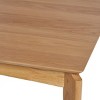 59'' W Mid Century Modern Rectangle Dining Table,Wooden Dining Table with Walnut Veneer,4-6 Seater Kitchen Dining Room Table-Coolbibila - 3 of 4