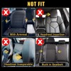 Unique Bargains Front Seat Covers Protector Polyester Seat Cover Protector Pad Universal for Car Truck SUV Black - 4 of 4
