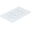 Monoprice 4-Hole 1-Gang Keystone Wall Plate - White - 2 of 4
