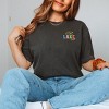Simply Sage Market Lake Life Distressed Colorful Front and Back Design Garment Dyed Tee - 3 of 4